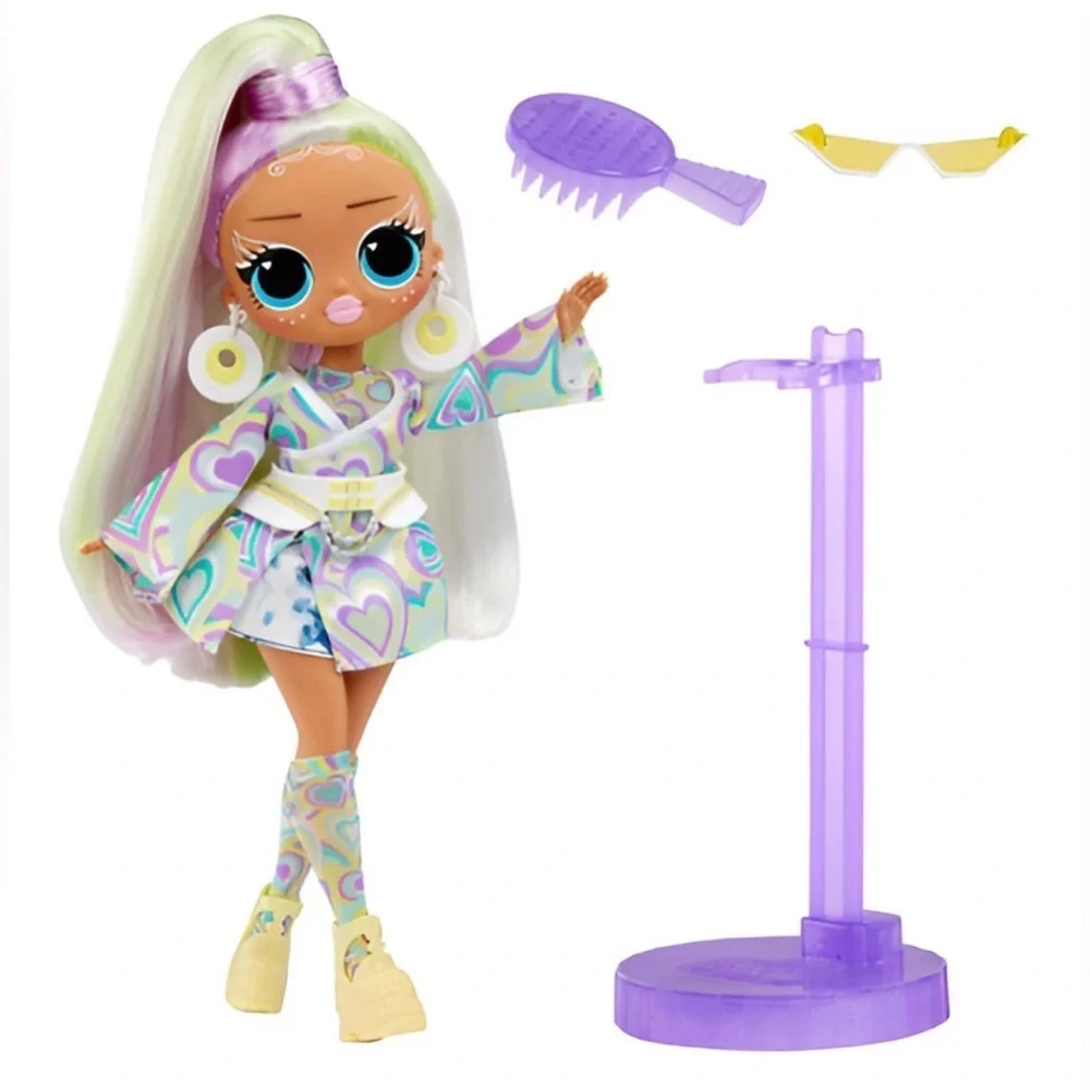 LOL Surprise OMG Sunshine Makeover Doll, change hair color , shoes & more